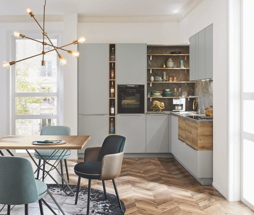 Ballerina Matt Compact L Shaped Kitchen | My Kitchen Specialist