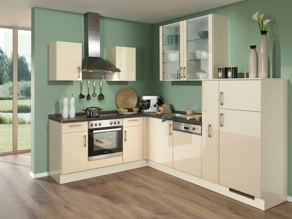Bauformat Berger Gloss L Shaped Kitchen | My Kitchen Specialist