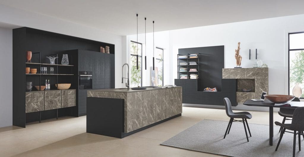 Ballerina Ceramic Open Plan Kitchen With Island | My Kitchen Specialist