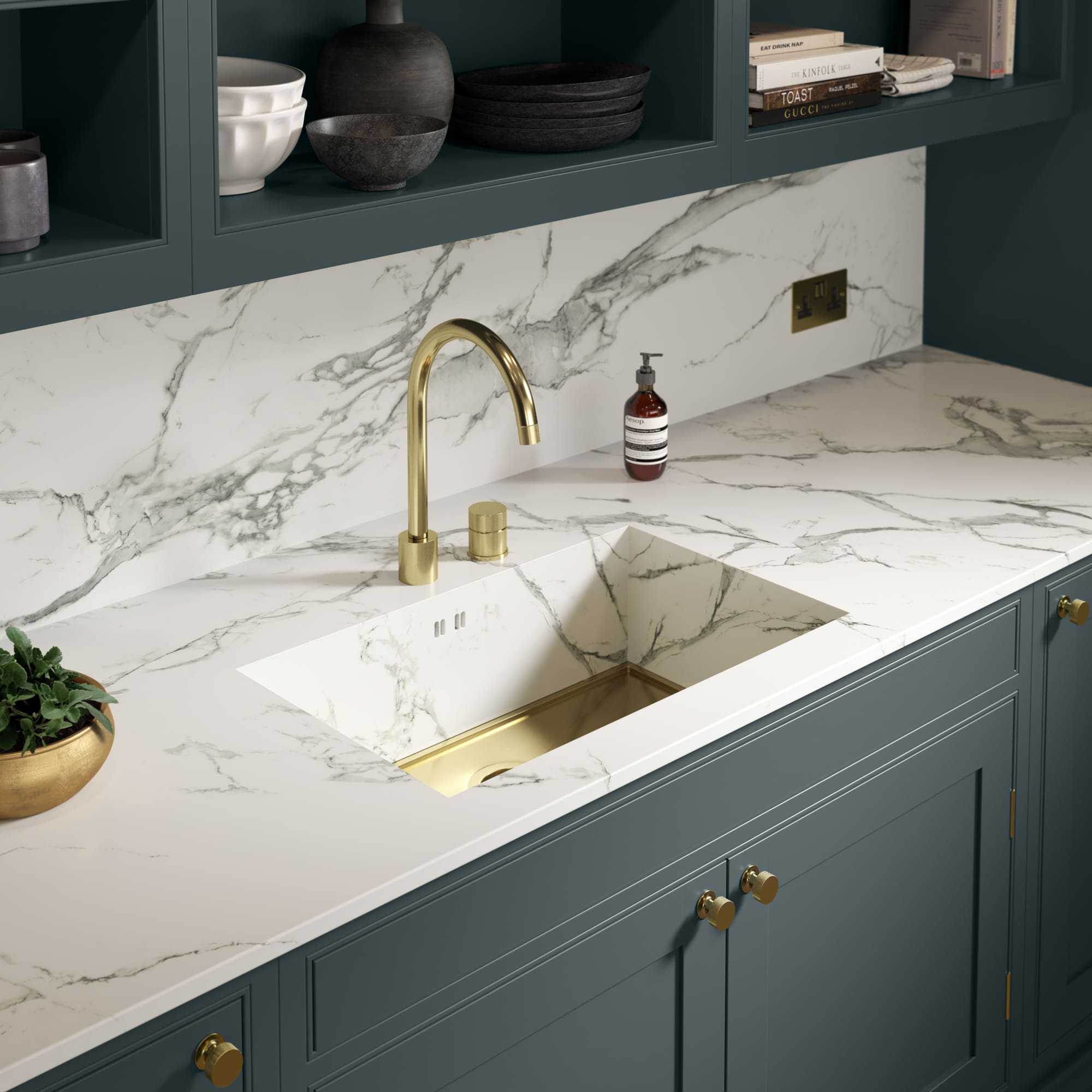Stroma Smooth Painted Grassy Glen Cameo 1 | My Kitchen Specialist