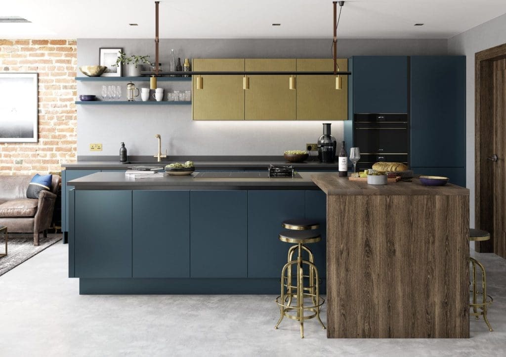 Alku Modern Handleless Kitchen With Island | My Kitchen Specialist