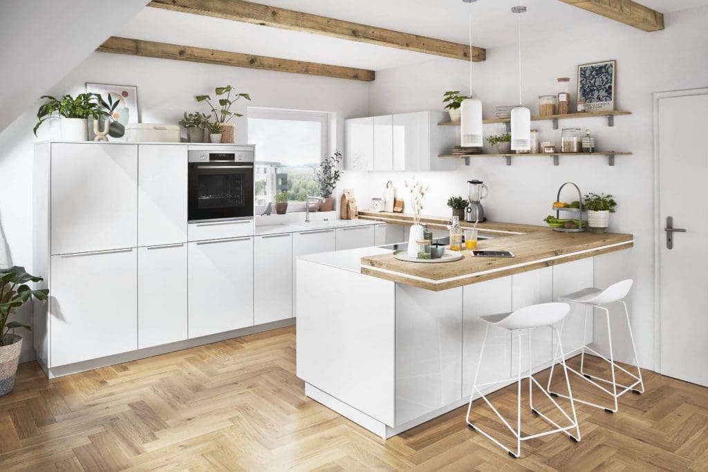 Nobilia Light Wood Handleless Kitchen | My Kitchen Specialist