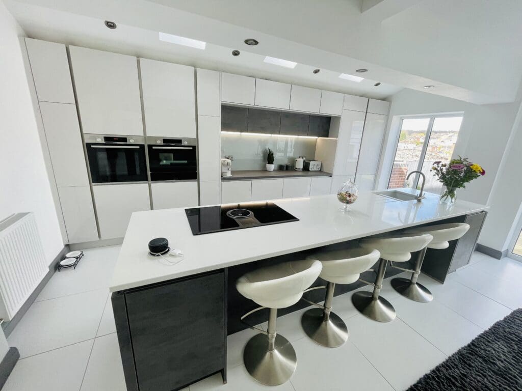 modern kitchen island layout- My Kitchen Specialists