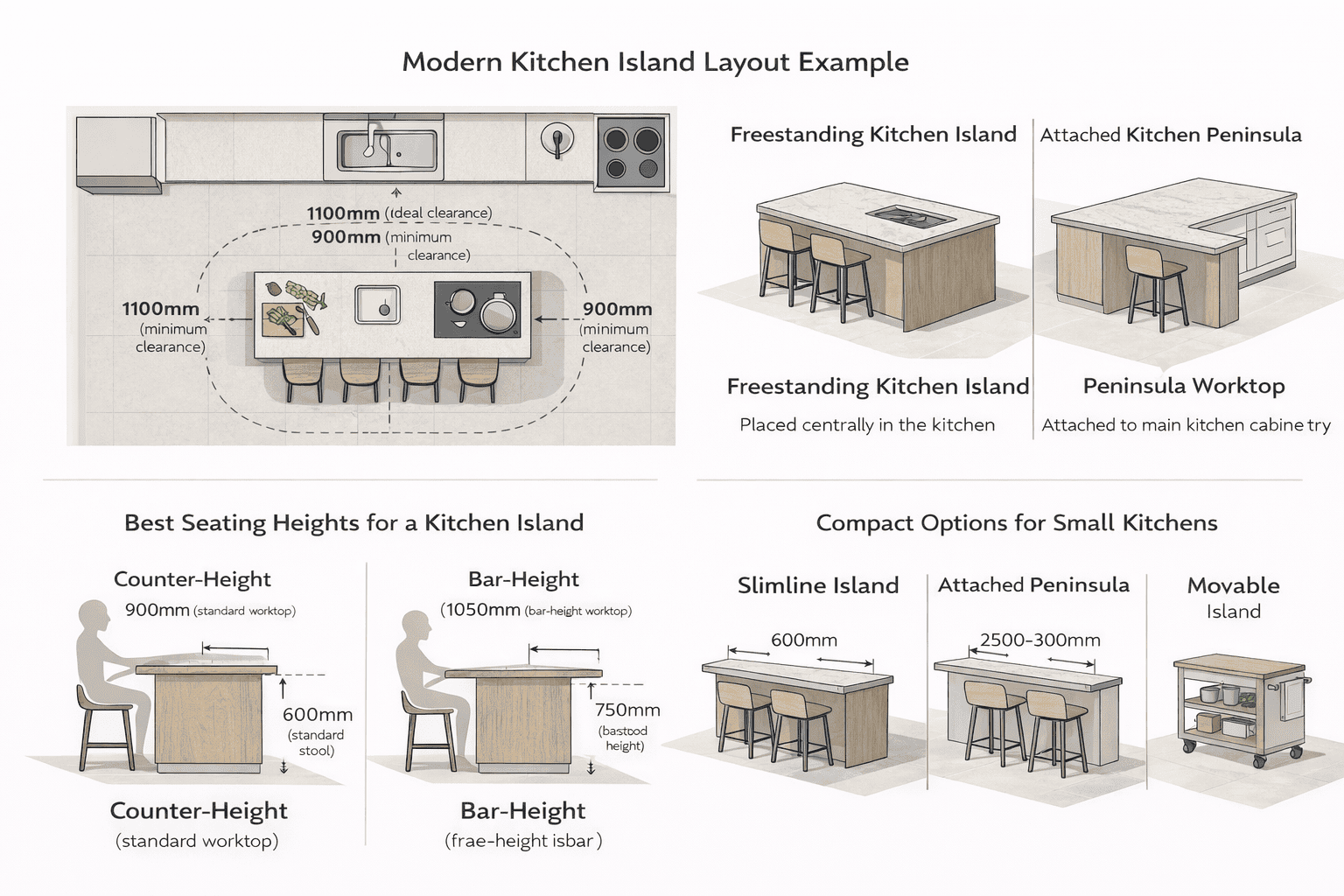 Modern Kitchen Island - Planning, Design & Expert Advice